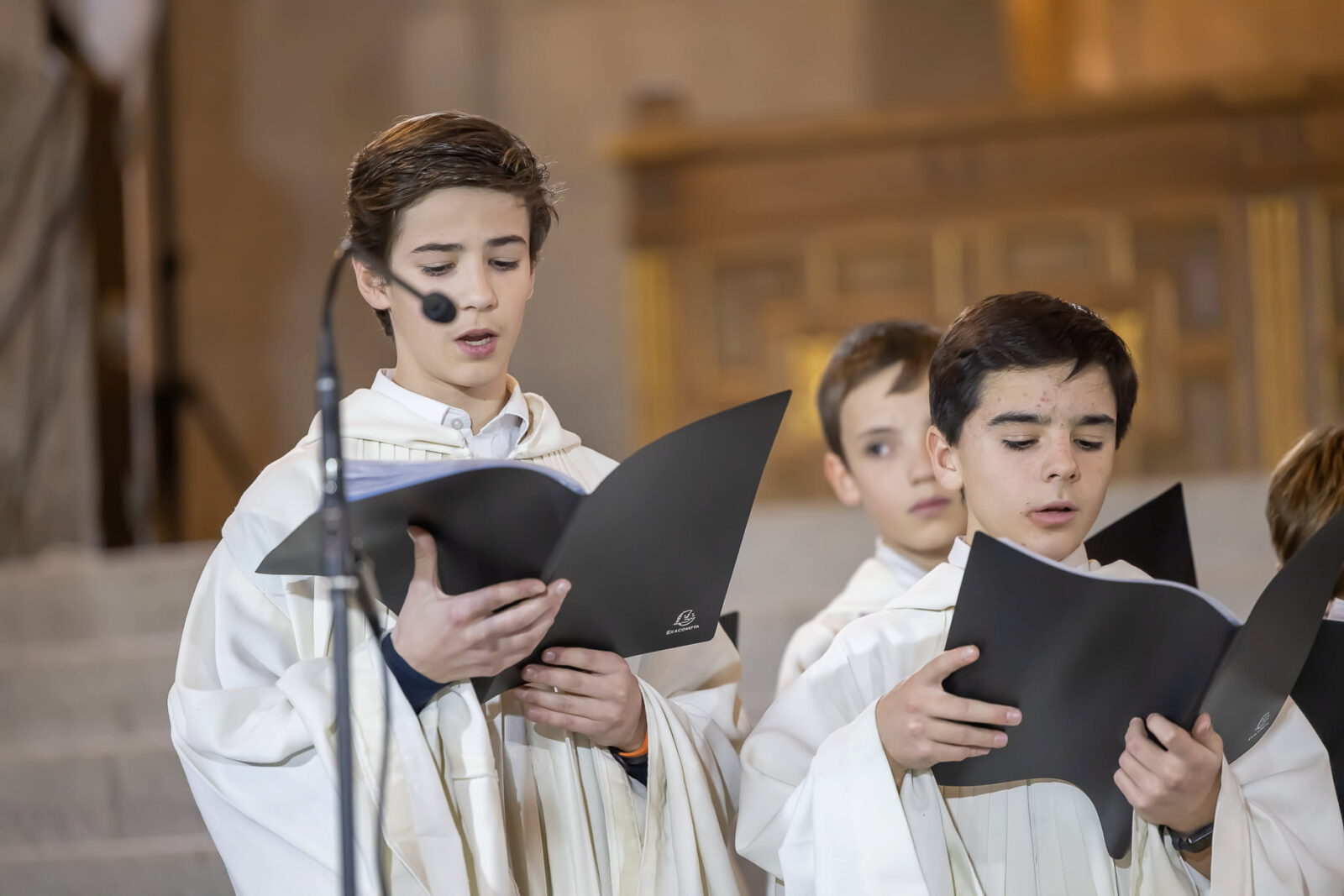 alumnos escolanía clases polifonía vocal