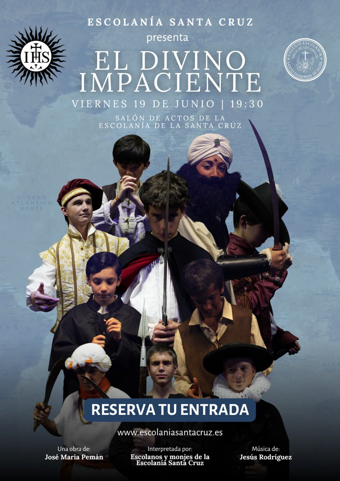 Obra Teatral: El Divino Impaciente - 19 Junio 2026 1 cartel obra de teatro divino impaciente