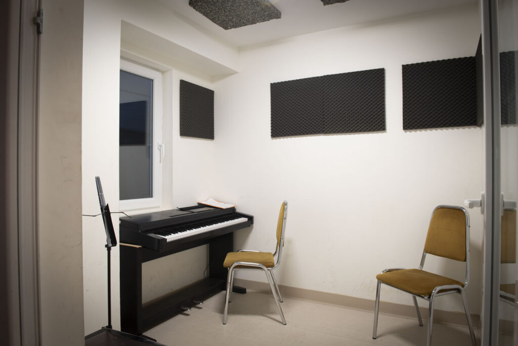 Sala de formación musical para los alumnos