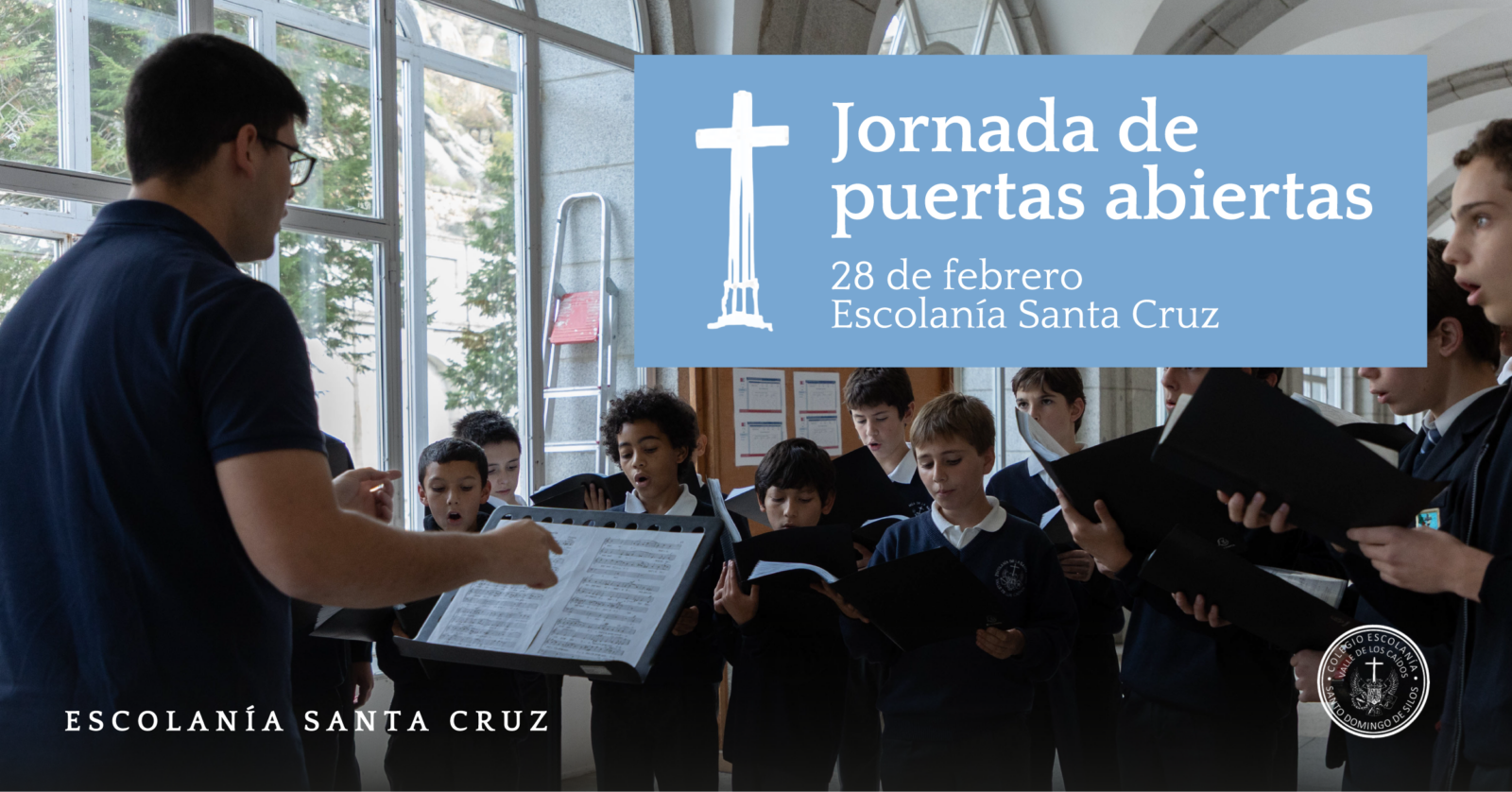 Colegio-Escolanía del Valle 1 febrero cartel Jornada intensiva 2026